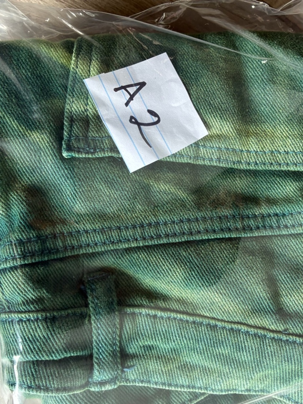 Jaded London Green Abstract
Swirl Jeans Y2K Streetwear
Boyfriend Fit. Size W24. - Picture 16 of 16